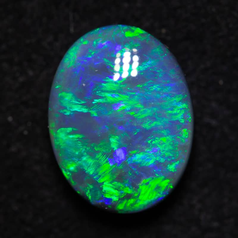 1.52 ct black opal 9x7x4mm