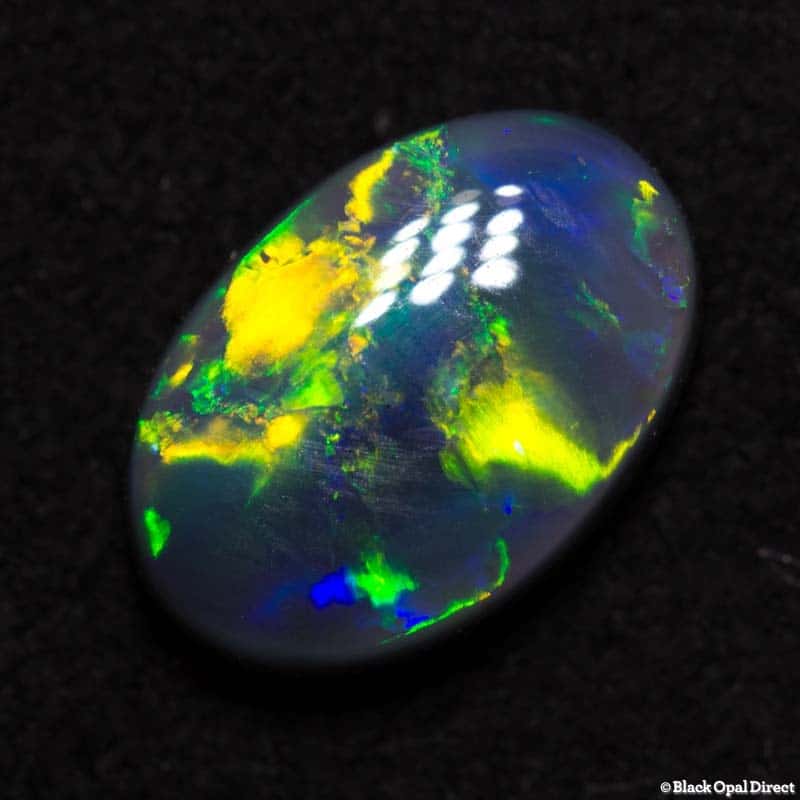 1.53 ct black opal 10x7x3mm