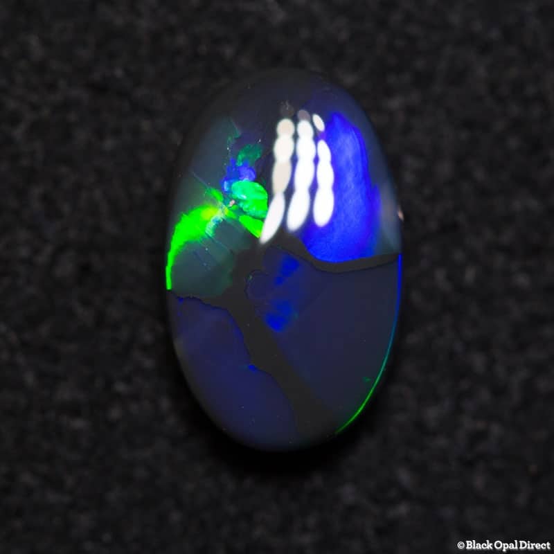 1.54 ct black opal 10x6x3.5mm