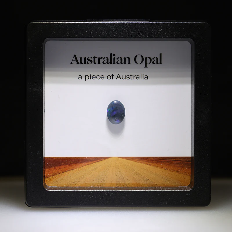 1.54 ct black opal treasure box