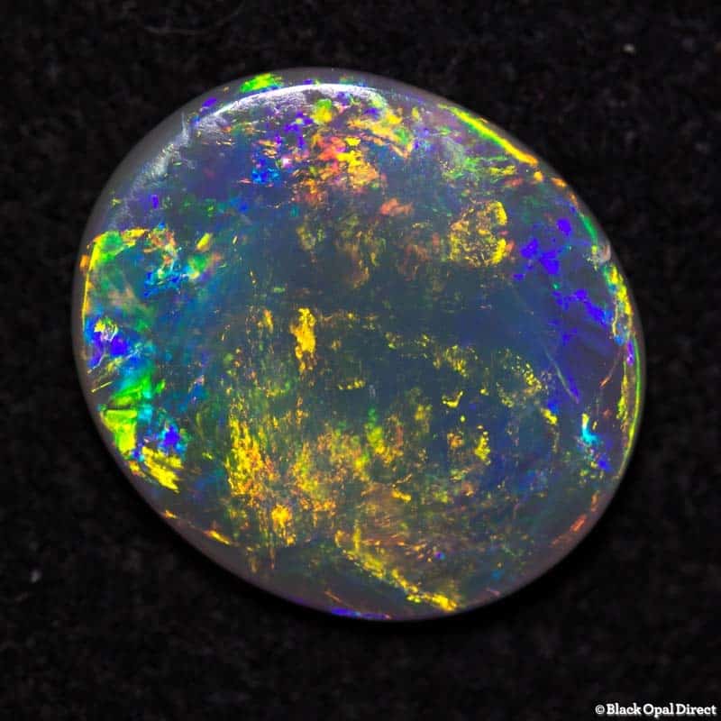 1.57 ct semi black opal 11x9x2mm