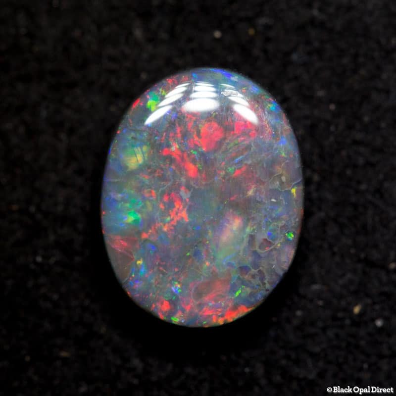 1.59 ct black opal 9x7x3.5mm