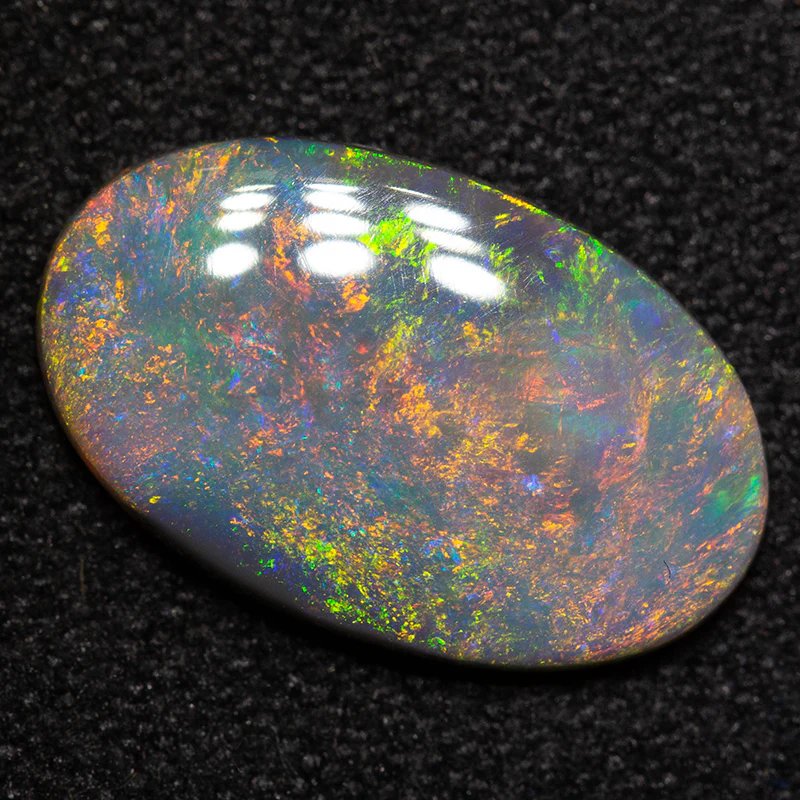 1.60 ct dark opal 13.1x8.1x2.2mm