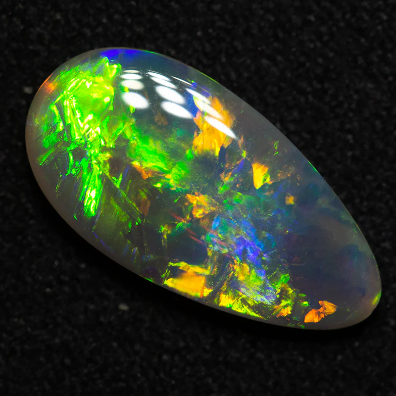 1.60 ct dark opal 13x7x2.5mm