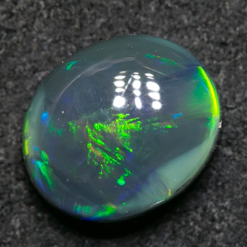 1.62 ct black opal 8x7x4.5mm