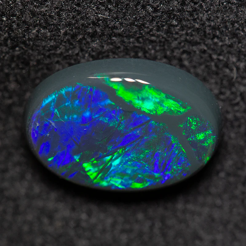 1.63 ct black opal 10.2x7x3.4mm