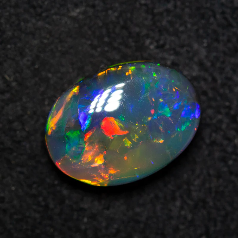 1.64 ct black opal 9.4x6.8x3.9mm