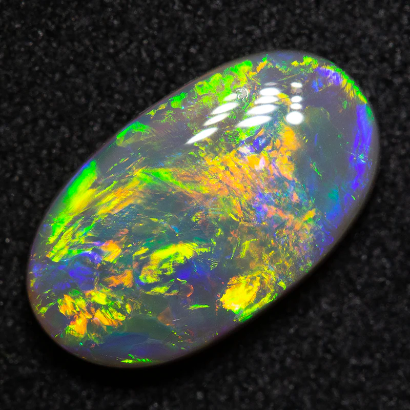1.65 ct dark opal 11.7x6.8x3.2mm