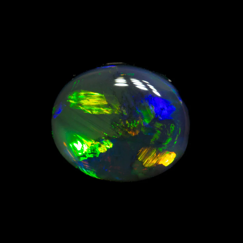 1.66 ct black opal 8.6x7.2x3.9mm - Image 2