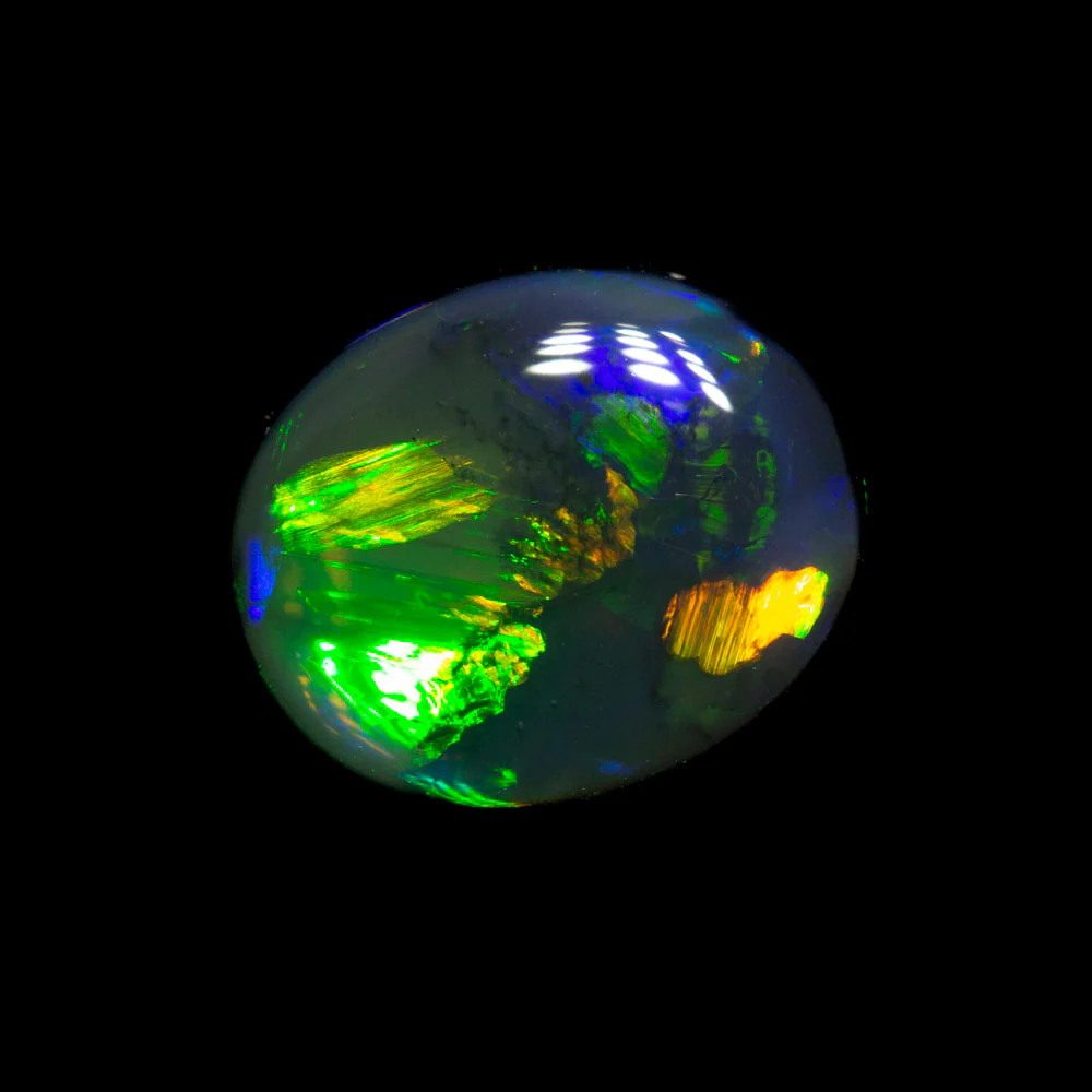 1.66 ct black opal 8.6x7.2x3.9mm - Image 3