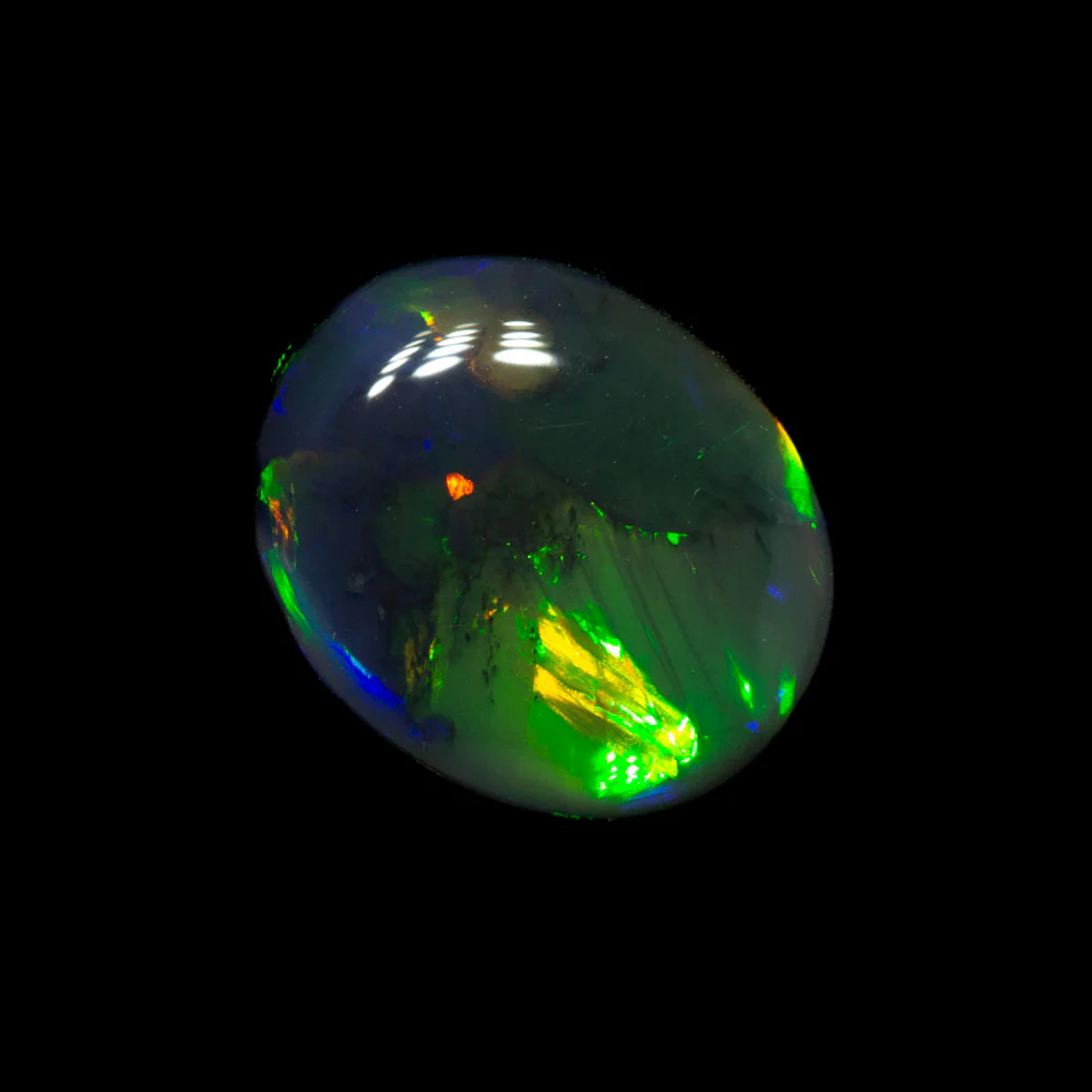 1.66 ct black opal 8.6x7.2x3.9mm - Image 4