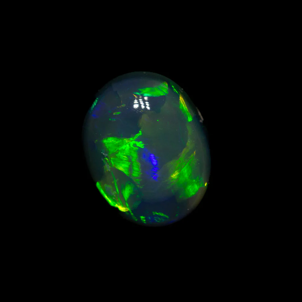 1.67 ct black opal 8.6x6.9x4.4mm