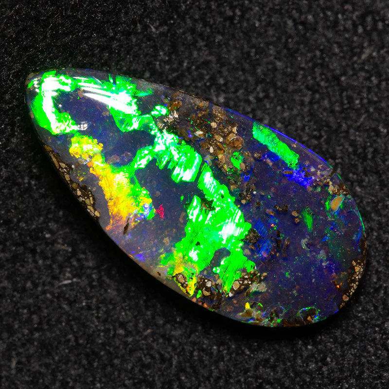 1.67 ct boulder opal 13.5x6.5x2.4mm