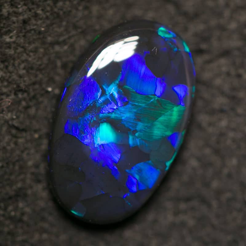 1.68 ct black opal 11x7x3mm