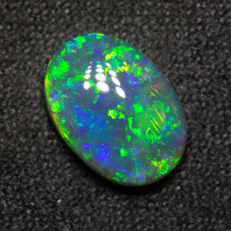 1.68 ct black opal 9.7x6.9x3.7mm