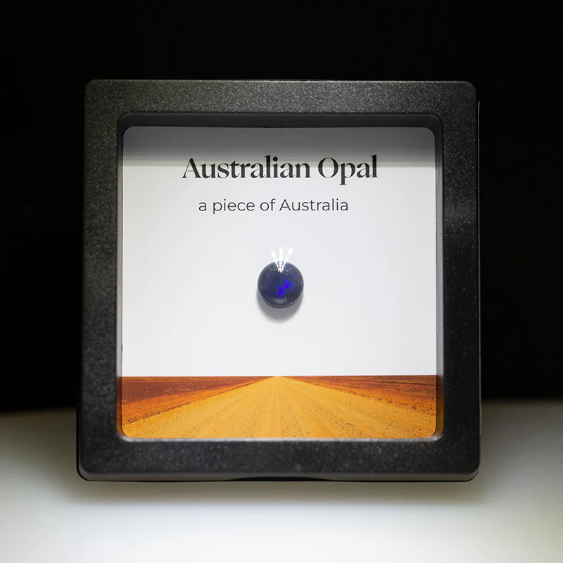 1.68 ct black opal treasure box