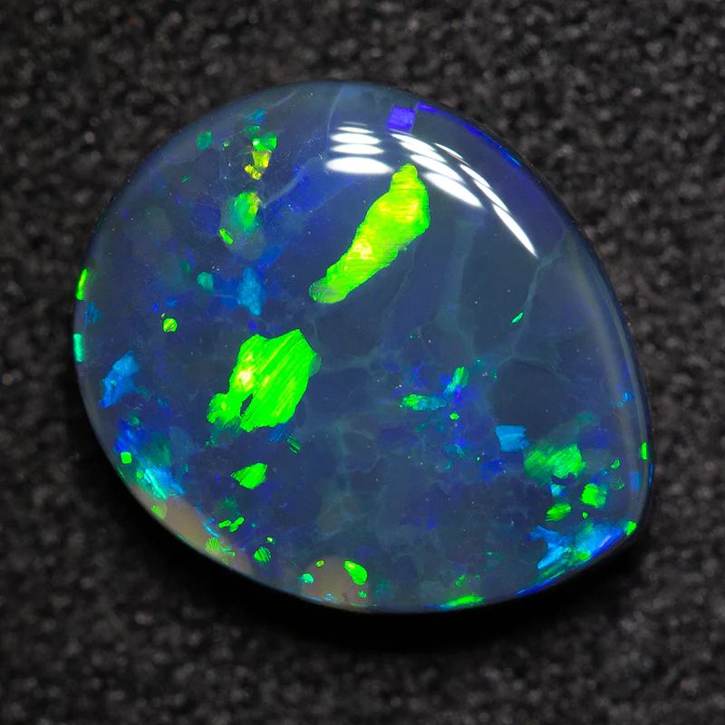 1.69 ct black opal 9.9x8.1x3.1mm
