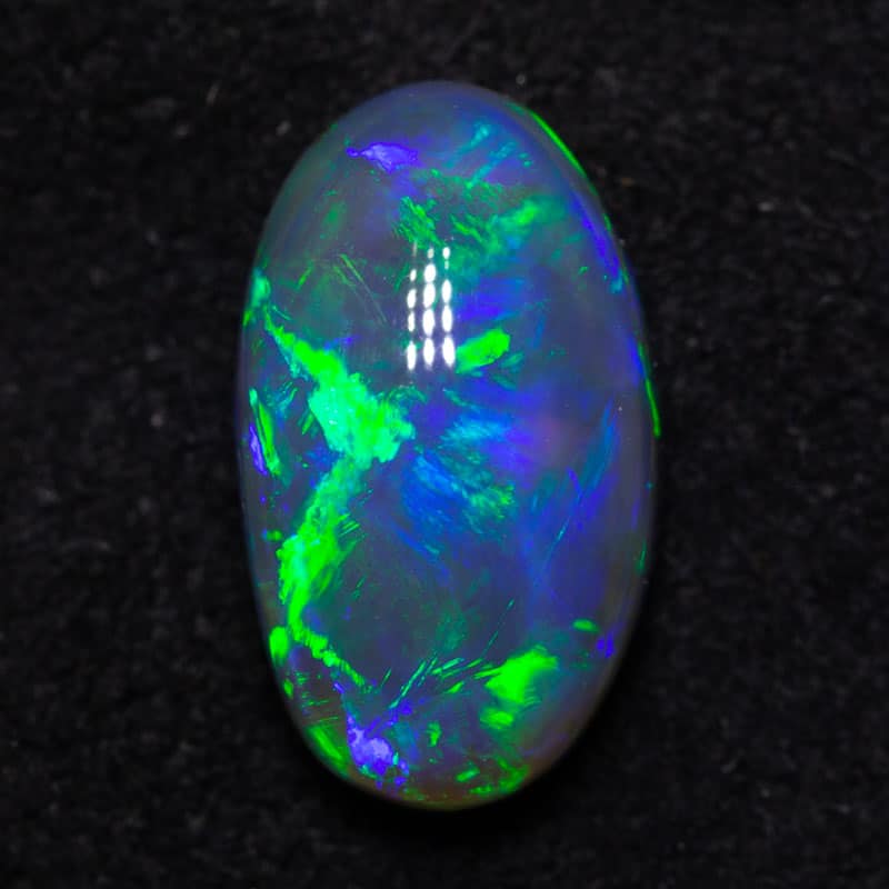 1.69 ct gem black opal 10x6x4mm