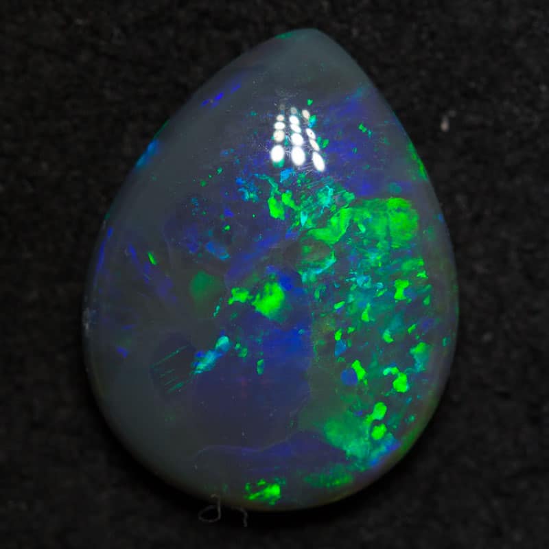 1.70 ct black opal 10.9x8.4x3.2mm