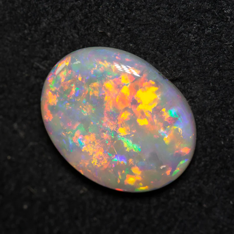 1.70 ct dark opal 10.8x8.5x2.9mm
