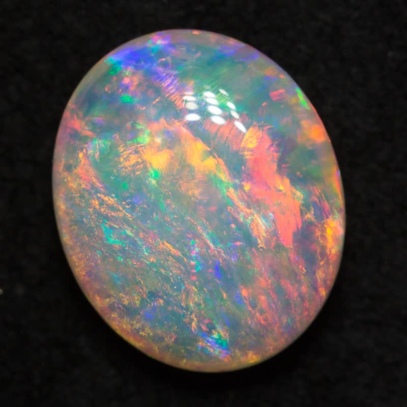 1.70 ct white opal 9.6x8x3.6mm