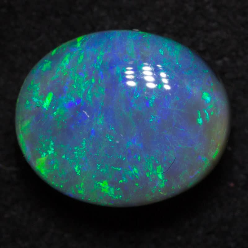 1.71 ct dark opal 8x6.5x4.5mm