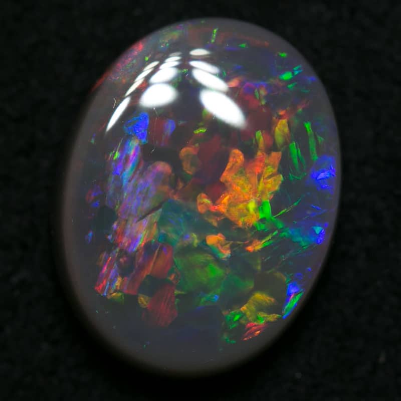 1.72 ct black opal 9.5x7x3mm