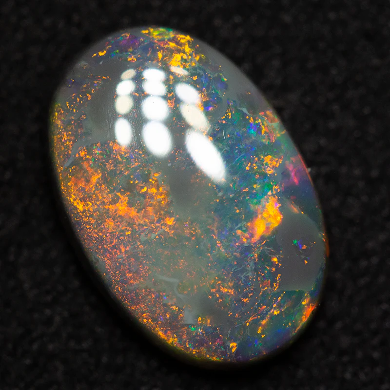 1.72 ct dark opal 10.5x7.1x3.5mm