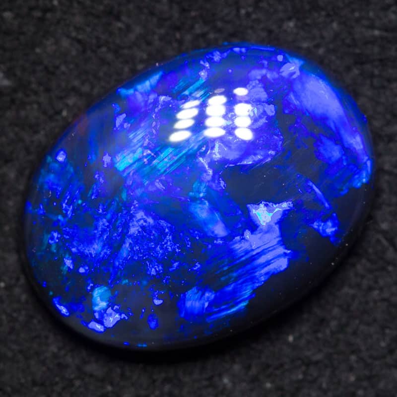 1.73 ct black opal 10.7x8.1x3mm
