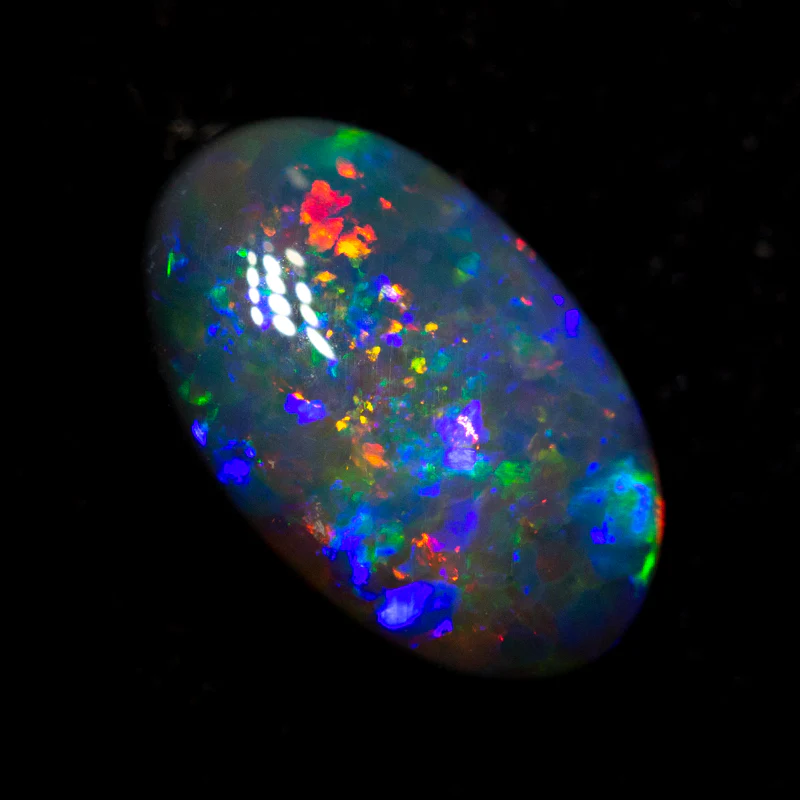 1.73 ct black opal 10x6.3x4.3mm