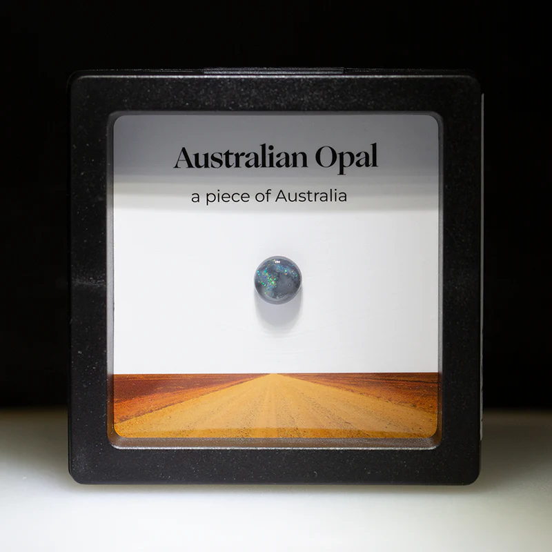 1.73 ct black opal treasure box