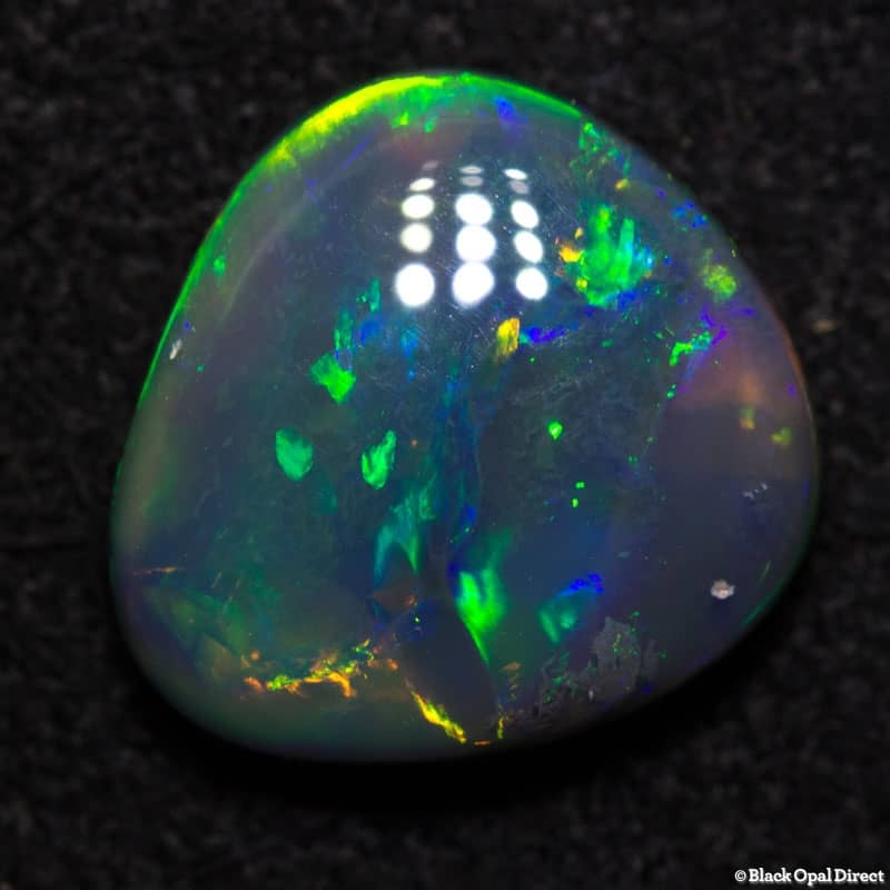 1.74 ct semi black opal 9x8.5x3.5mm