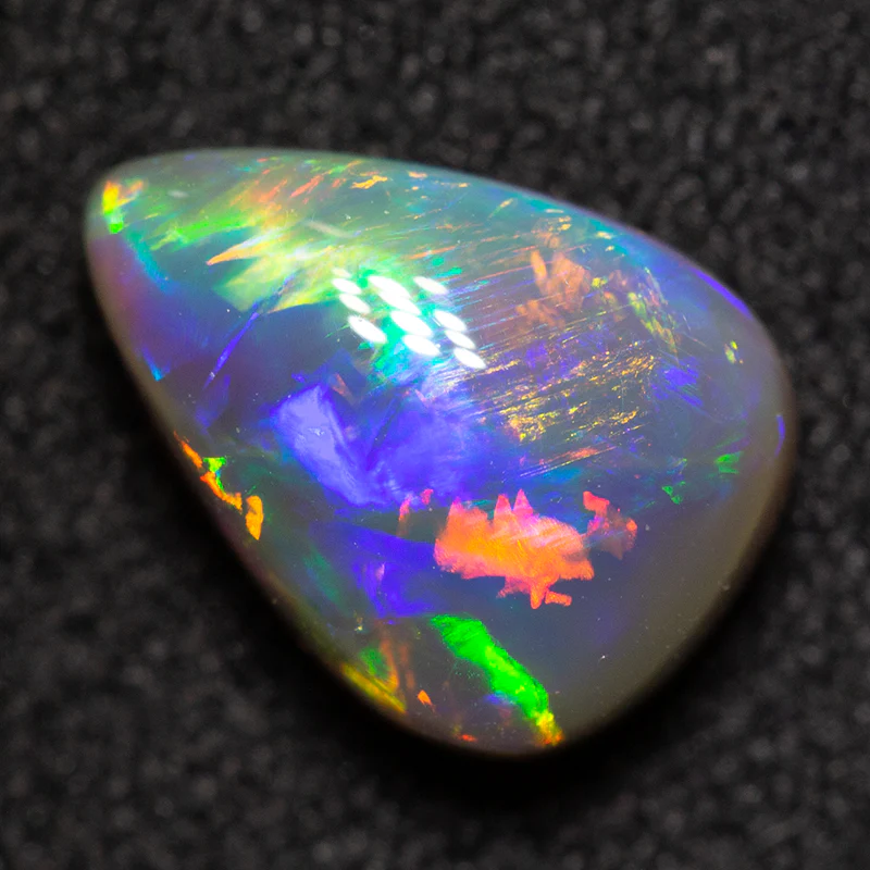 1.75 ct black opal 9.7x7.1x4.4mm