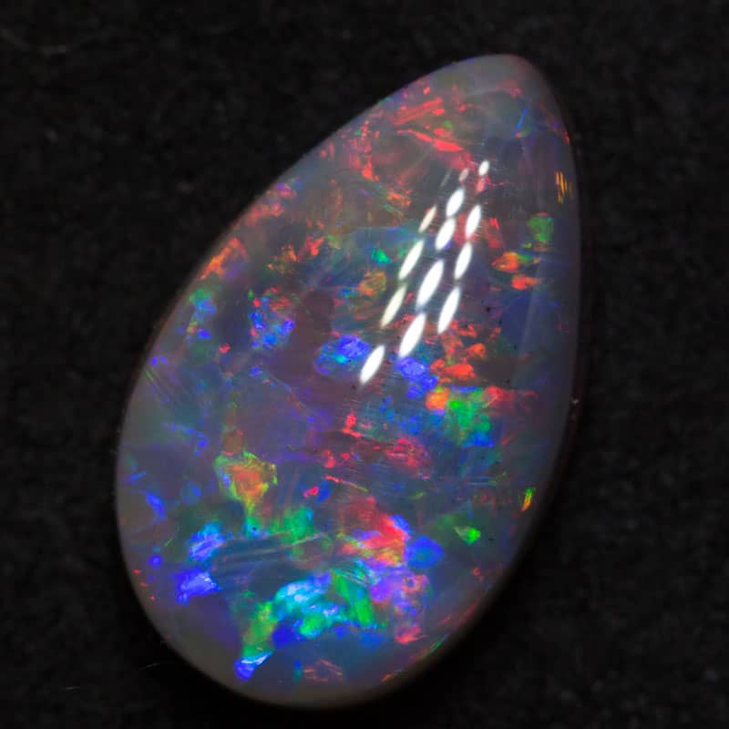 1.77 ct black opal 10.5x6.6x4.1mm