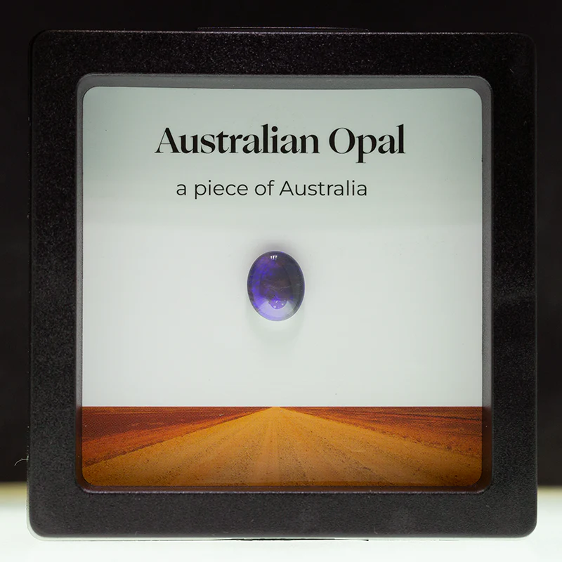 1.78 ct black crystal opal treasure box