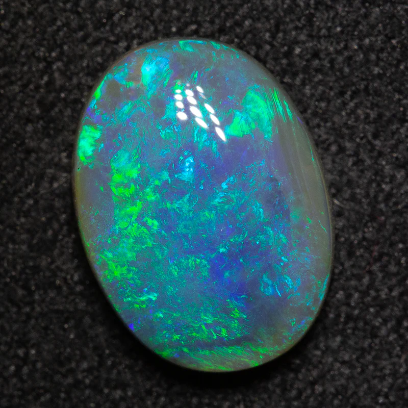 1.78 ct dark crystal opal 10.7x7.9x3.3mm