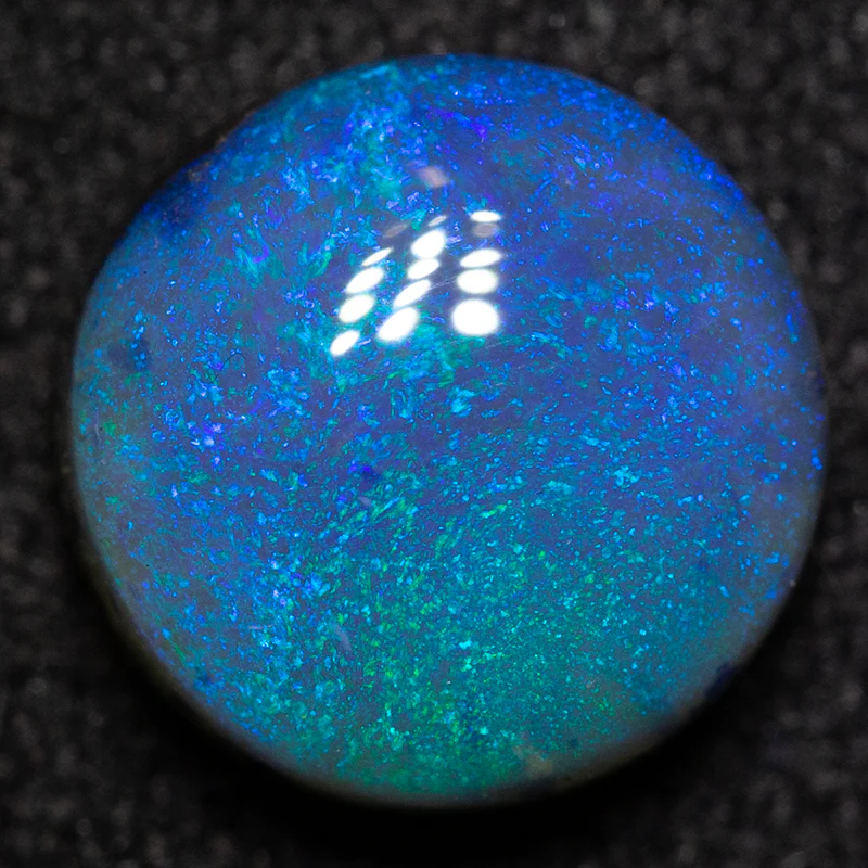 1.80 ct black opal 8x7.9x4.3mm