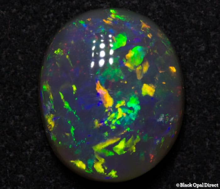 1.80 ct dark crystal opal 9x8x4mm on hold for Anthony Thatcher
