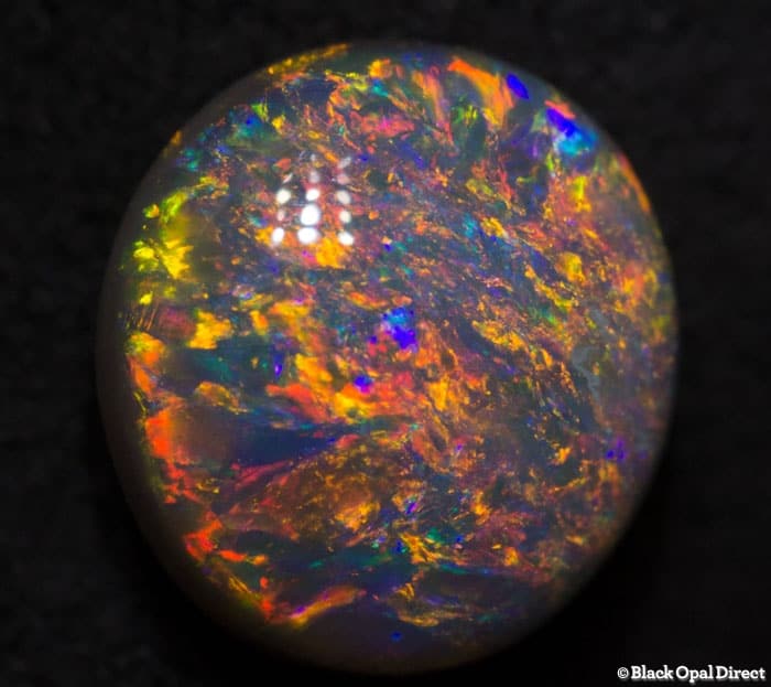 1.82 black opal 8.5x8x5mm