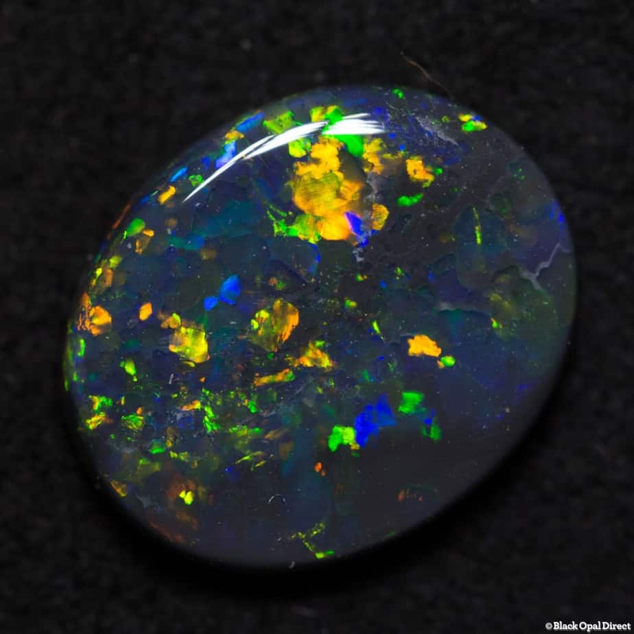 1.82 ct black opal 10.5x.5x2.5mm