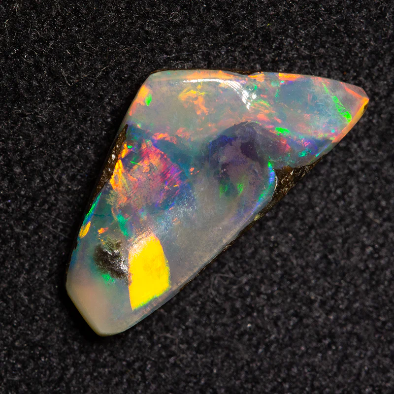 1.82 ct boulder opal 13x6.5x3.3mm