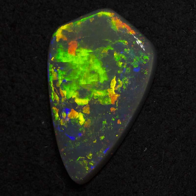 1.82 ct dark opal 13.2x8.2x2.8mm