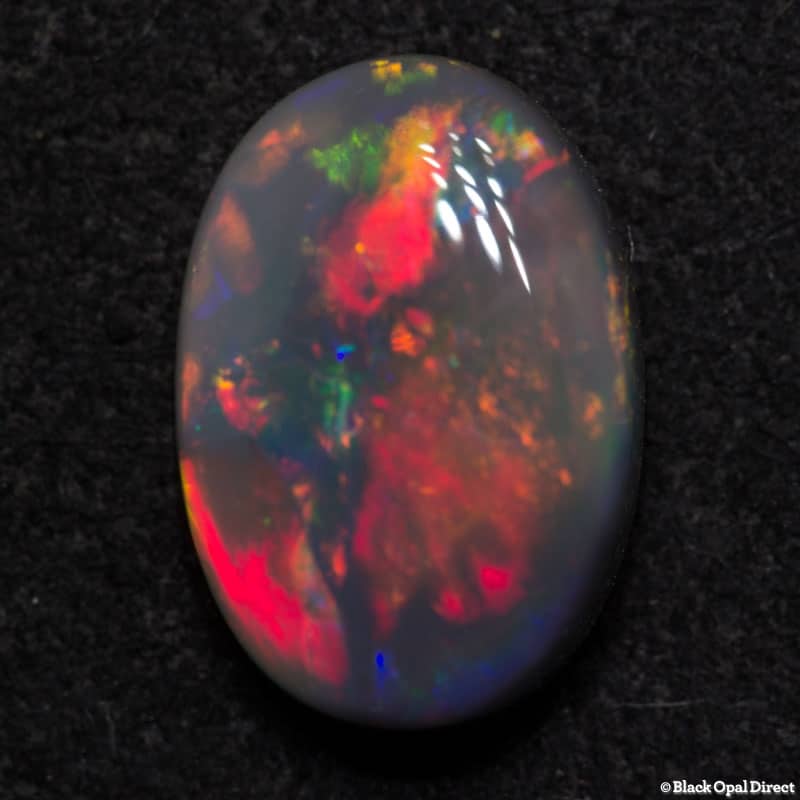 1.82 ct semi black opal 10.5x7x4mm