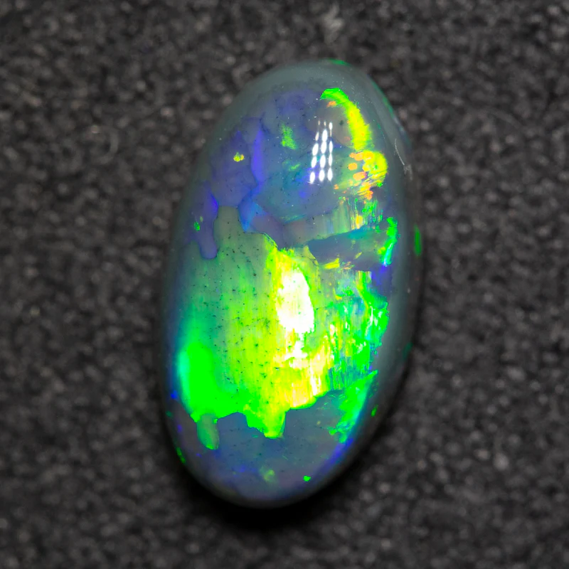 1.83 ct black opal 10.5x6x4.6mm