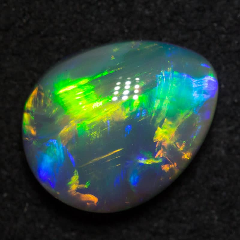 1.85 ct black opal 9.9x7.9x4.1mm