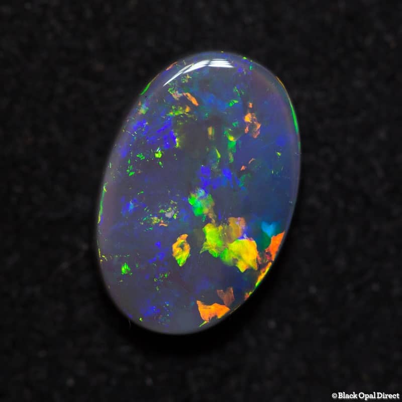 1.86 ct dark opal 10.5x7x3mm