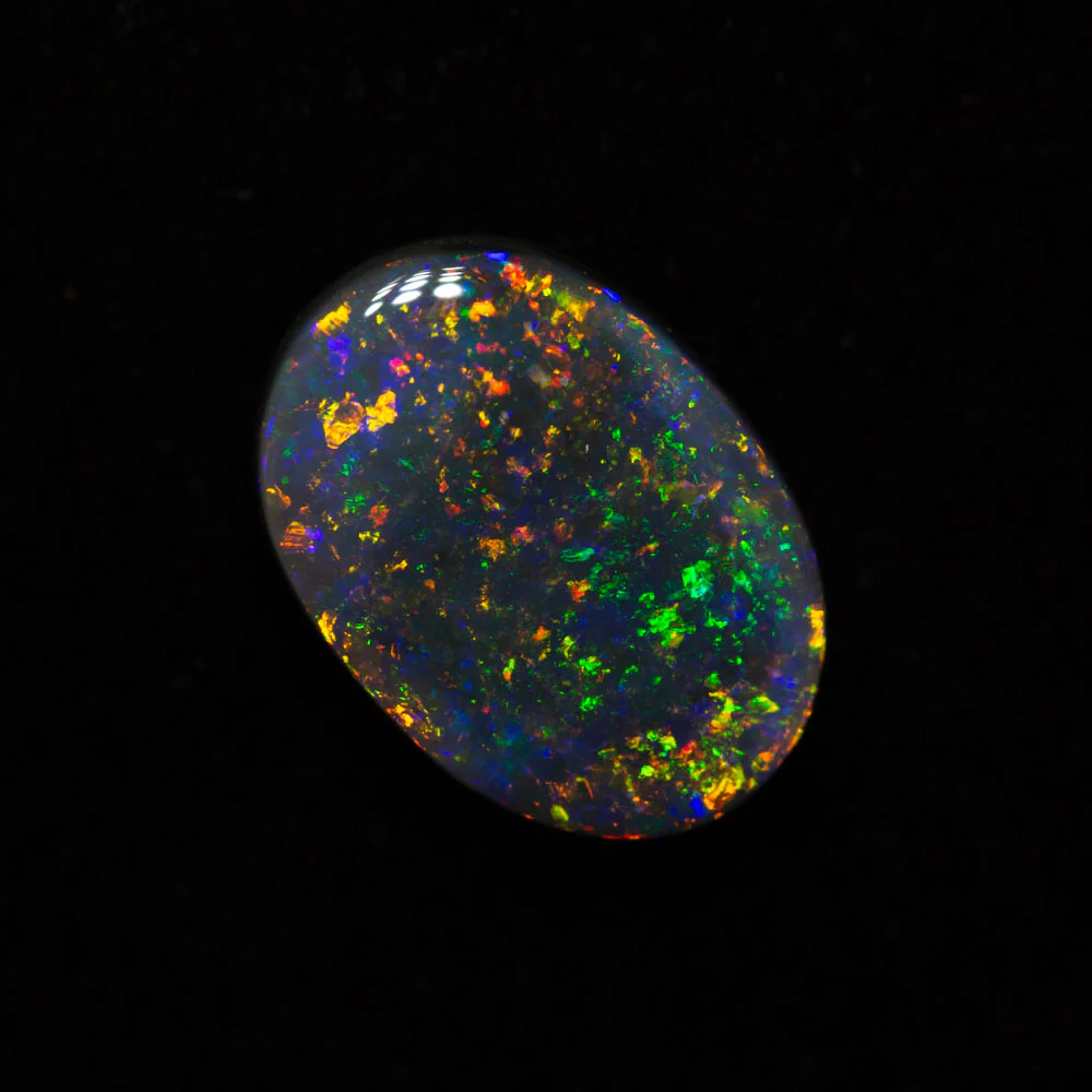 1.88 ct black opal 10.6x7.6x3.4mm