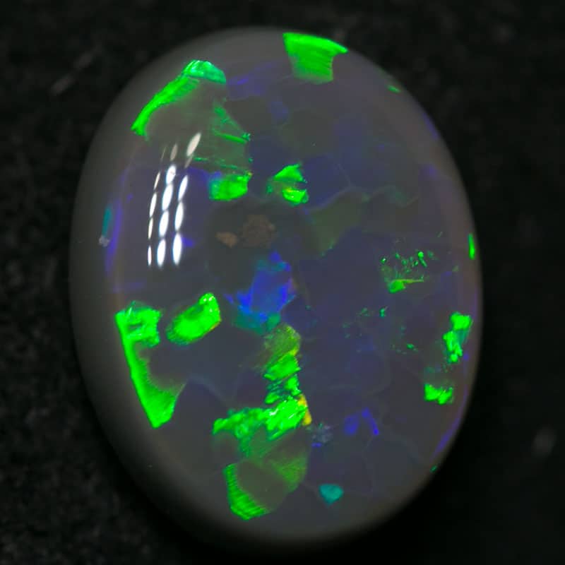 1.88 ct dark opal 9.5x7x4mm
