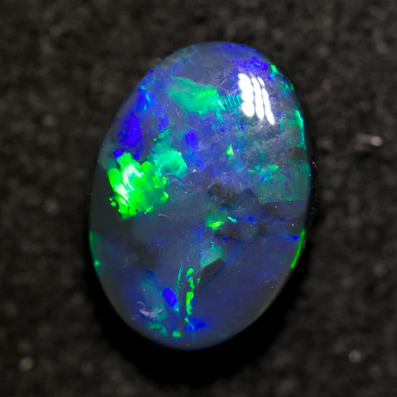 1.90 ct black opal 10x7x4mm
