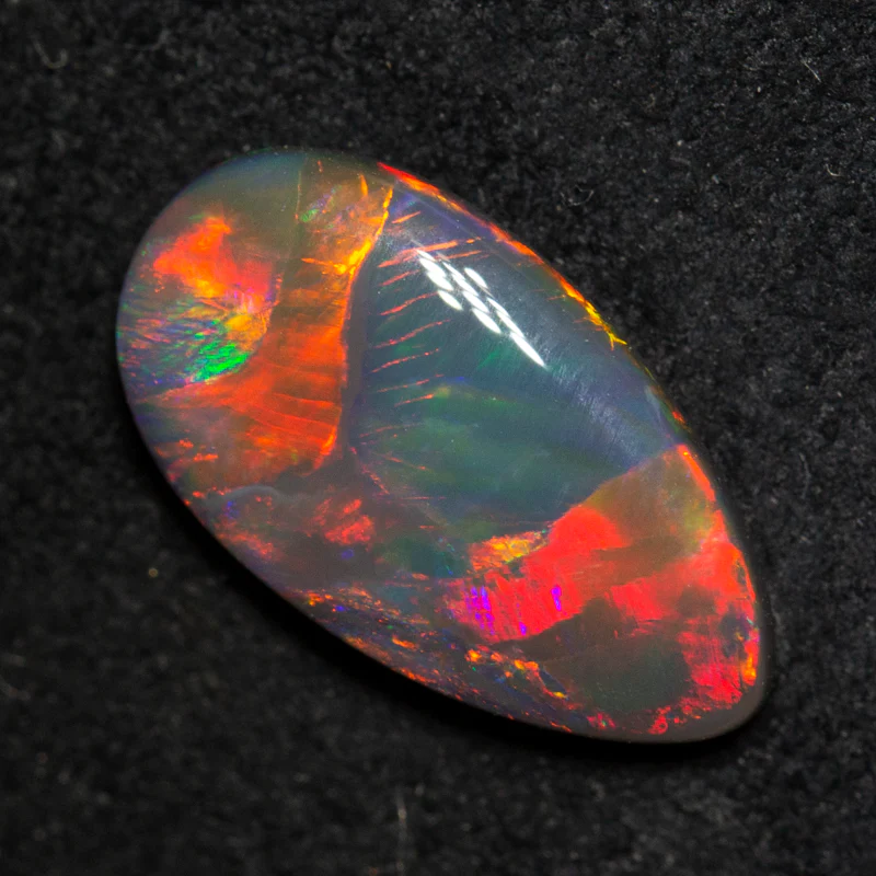 1.91 ct black opal 13.8x7.6x2.8mm